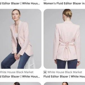 White House Black Market Pink Blazer